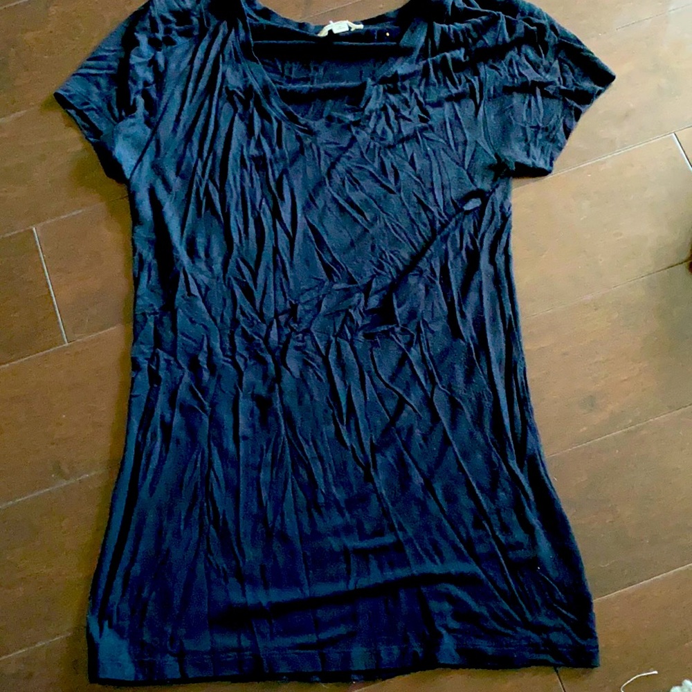 Casual black tee